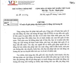 Chỉ thị ngày 23/7/2020 của Thủ tướng Nguyễn Xuân Phúc.